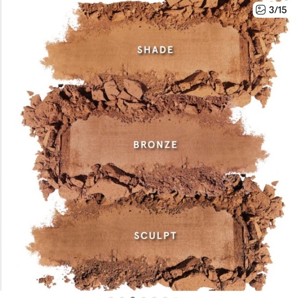One/Size Beauty O/S Made For Shade Bronzer Contour Trio in Light - Picture 2 of 5